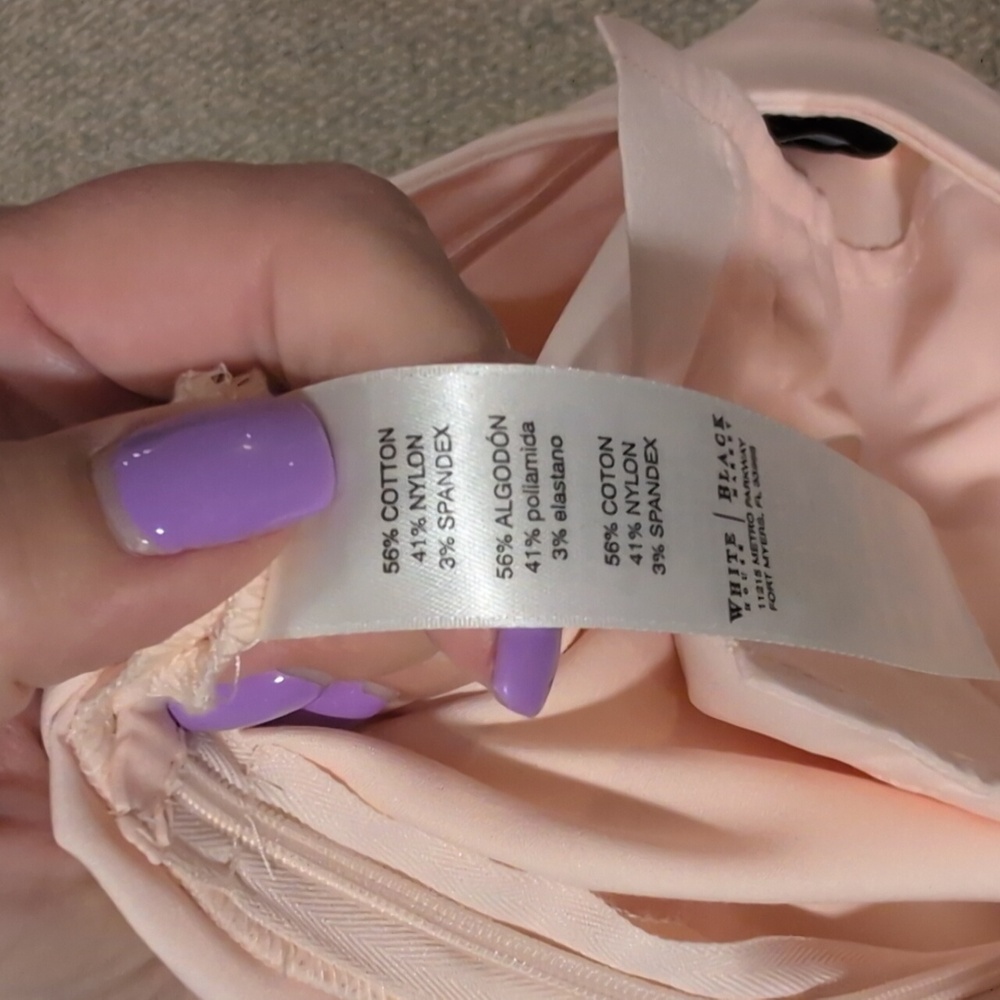 White House Black Market Perfect Form Crop Pants. Blush Color. Size 4R - Picture 8 of 10